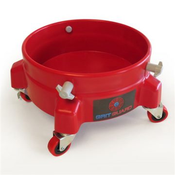 GRIT GUARD BUCKET DOLLY – RED